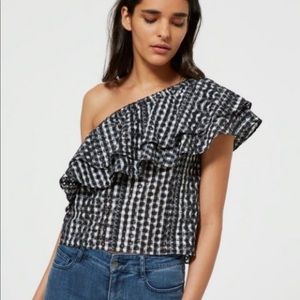 Ruffle top by Rebecca minkoff